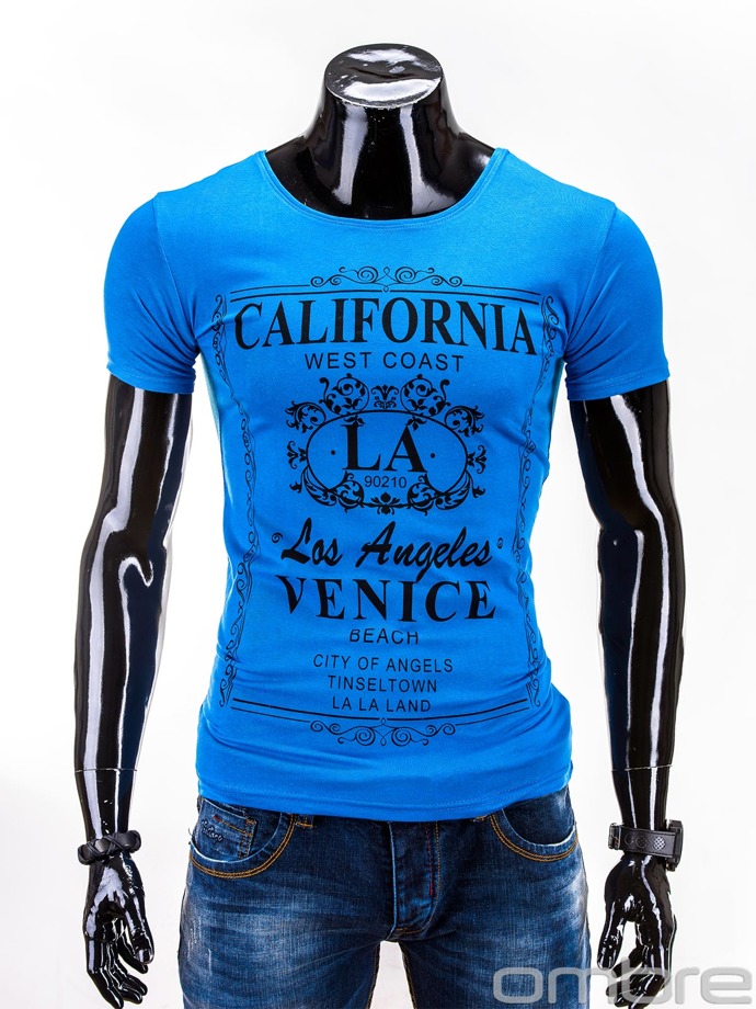 T-shirt - niebieski S536