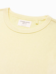 Bluza męska bez kaptura bawełniana B1146 - żółta