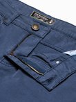 Spodnie męskie chino P990 - niebieskie