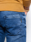 Spodnie męskie jeansowe SKINNY FIT P1007 - niebieskie